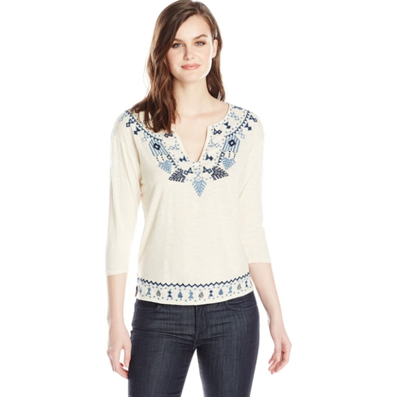 Lucky Brand Tops - Lucky Brand | Embroidered Top